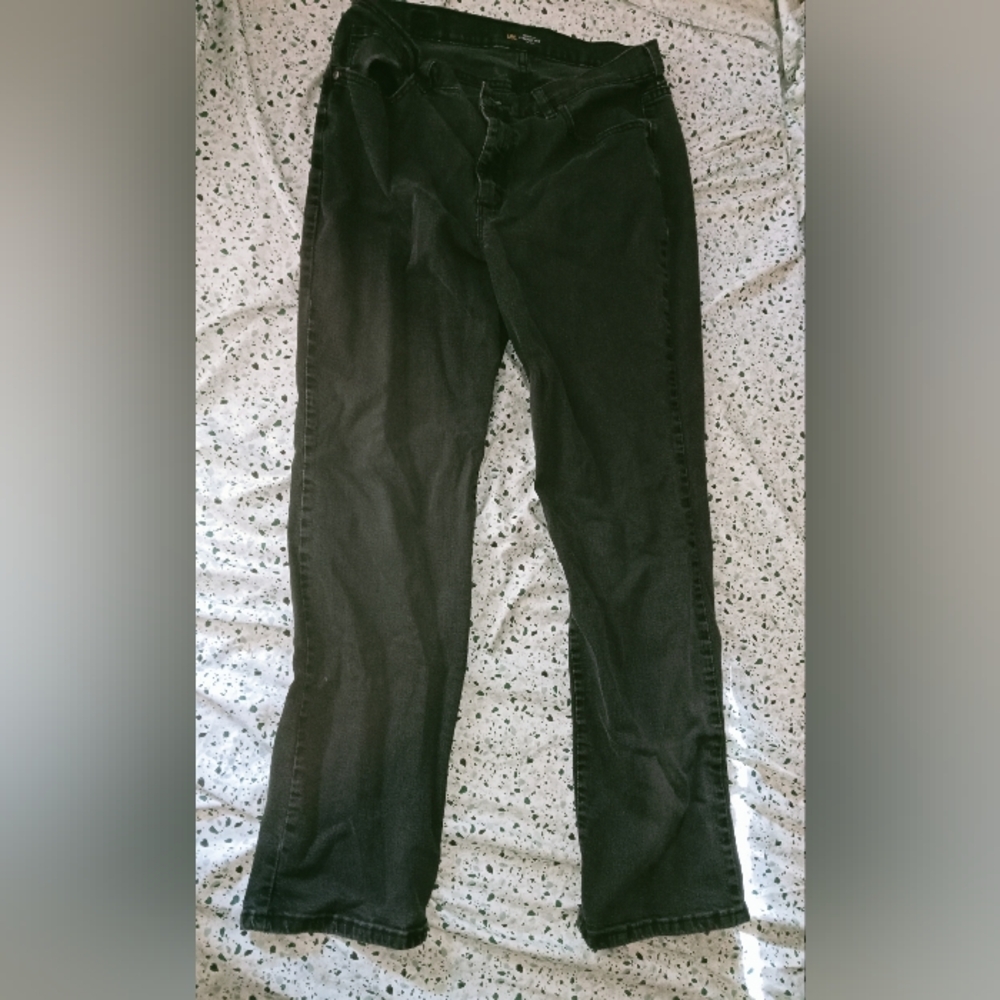 Lee Relaxed Fit Straight Leg Jeans - Charcoal